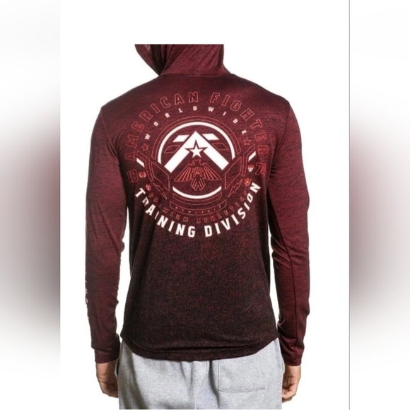 AMERICAN FIGHTER Men's Hoodie Sweatshirt HARTSDALE Athletic MMA Size M - Picture 2 of 7